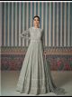 Grey Lucknowi Embroidered Gown