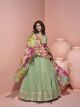 Pista Partywear Viscose Anarkali Suit