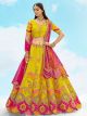 Yellow Golden Wedding Lehenga