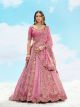 Pink Wedding Silk Lehenga
