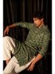 Green Viscose Kurta For Men