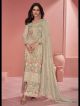 Floral Embroidered Designer Palazzo Suit