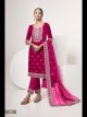 Pink Pant Style Embroidered Suit