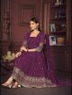 Purple Anarkali Suit