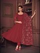 Maroon Anarkali Suit