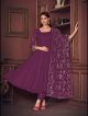 Purple Anarkali Suit