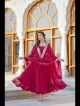 Pink Partywear Anarkali Gown