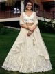 White Heavy Sequined Lehenga Choli