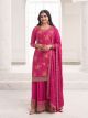 Pink Designer Sharara Suit For Women