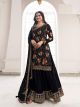 Black Designer Sharara Suit For Women