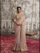 Dusty Pink Designer Partywear Saree