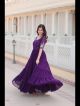 Purple Long Gown