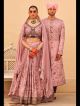 Pink Traditional couple lehenga & sherwani