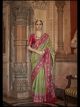 Mehendi Silk Saree For Women