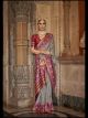 Grey Silk Saree For Women