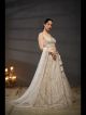 Cream Heavy Embroidered Wedding Lehenga