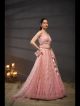 Pink Embroidered Wedding Lehenga