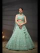 Pista Embroidered Wedding Lehenga