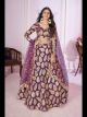 Purple Designer Sequins Work Lehenga