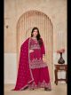 Pink Designer Sharara Suit For Women