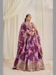 Baby Pink Floral Printed Lehenga Choli