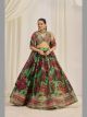 Green Floral Printed Lehenga Choli