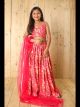 Pink Silk Girl's Kids Lehenga