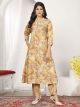 Beige Designer Printed Co-Ord Set