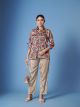 Grey Digital Printed Crepe Silk Co Ord Set