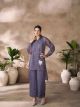 Dark Grey Readymade Western Top Bottom Dress