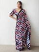 Multi Color Chinnon Saree