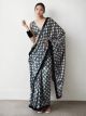 Black Chinnon Saree