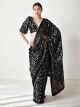Black Digital Printed Ready To Wear Saree