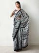 White Digital Printed Ready To Wear Saree