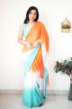 Georgette Tiranga Saree