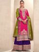 Pink Premium Silk Sharara Suit