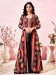 Black Hand work Crepe Multi Indo-Western