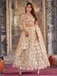 Cream Fancy Traditional Wear Lehenga