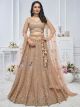 Mustard Show stopper Mustard Embroidered bridal wear lehenga