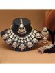 Light Purple Color Kundan Necklace Set