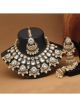 White Color Kundan Necklace Set
