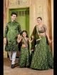 Family Matching Outfits Combo Set For Mehendi Function