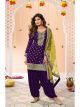 Purple Shilpa Bollywood Patiala Suit