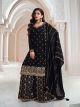 Black Indian Palazzo Suit Set