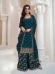 Wine Indian Palazzo Suit Set