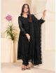 Black Thread Embroidered Suit