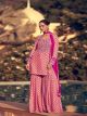 Rani Color Wedding Sharara Suit