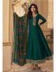 Shilpa Shetty Bollywood Inspired Anarkali Dress In Green Color