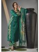 Rama pure velvet with placement embroidery suit