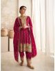 Rani Pink Punjabi Stylish Suit